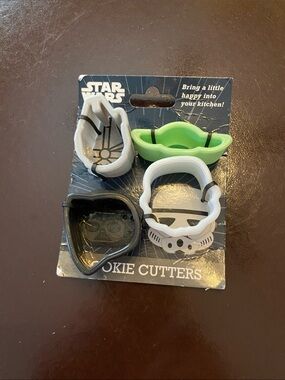 Star Wars Cookie Cutters - White, Green, Black